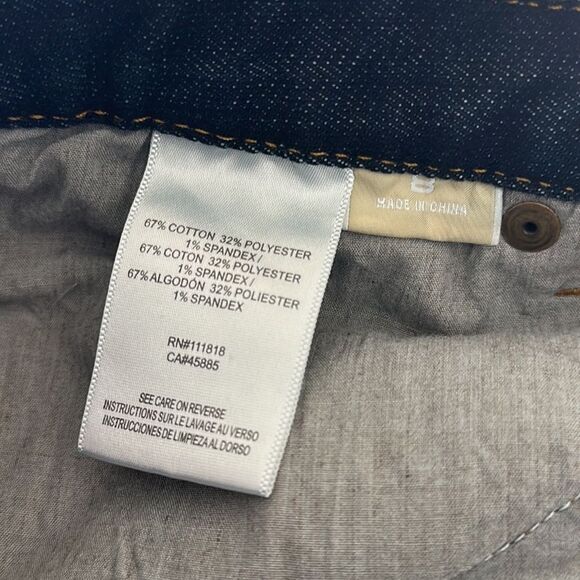 Michael Kors Jeans Gold Sausalito Boot Cut Stretch Sz 8 - Picture 12 of 12